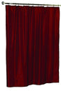 BenandJonah Collection Fabric Shower Curtain 70 x 72 inch  Dobby Burgundy