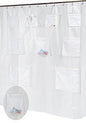 Park Avenue Deluxe Collection Park Avenue Deluxe Collection  inch Pockets inch  PEVA Shower Curtain in Super Clear