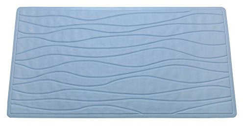 Royal Bath Slip Resistant Rubber Bath Mat (18 inch  x 36 inch ) - Slate Blue