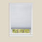 Park Avenue Collection 1-2-3 Vinyl Room Darkening Temporary Pleated Shade - White - 48x75