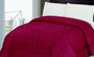 Ben&Jonah Designer Plush Twin (66 inch  x 86 inch ) 1 Piece Embossed Comforter - Burgundy