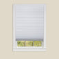 The Nomad Collection White Vinyl Room Darkening Temporary Pleated Shades (36 inch  x 75 inch ) - Set of 10
