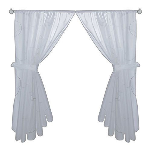 Park Avenue Deluxe Collection Park Avenue Deluxe Collection  inch Ava inch  Fabric Window Curtain