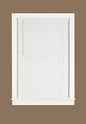 Midnight Collection Set of 2 1-Inch Room Darkening White Mini Blinds (34 inch  x 64 inch )
