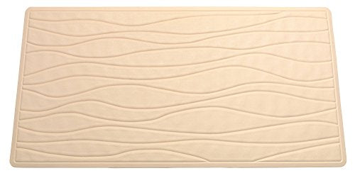 Royal Bath Slip Resistant Rubber Bath Mat (13 inch  x 20 inch ) - Bone