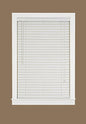Plantation Collection Vinyl Venetian 2-Inch Mini Blind - White - 33 inch  x 64 inch  (Actual Measurement 32.5 inch  x 64 inch )