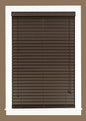 Park Avenue Collection Madera Falsa 2 inch  Faux Wood Plantation Blind 34x64 - Mahogany