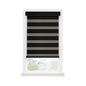 Traditional Elegance Cordless Sublime Room Darkening Double Layered Shade 33x72 - Black