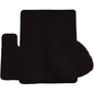 Simple Elegance by Ben&Jonah 3 Piece Bath Rug Set: 1 Bath Rug , 1 Contour Mat and 1 Toilet Seat Cover