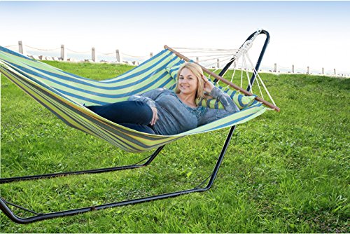 Patio Bliss Hammock Stand 10 ft. Steel - Black