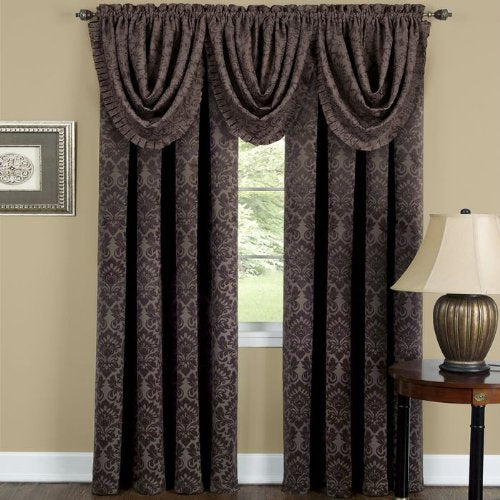 Ben&Jonah Collection Sutton Window Curtain Panel 52x63 - Brown