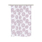 Park Avenue Deluxe Collection Park Avenue Deluxe Collection  inch Lucerne inch  Fabric Shower Curtain with Poly Taffeta Flocking in Magenta/White