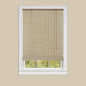 Sweet Roll Collection Set of 2 Desert / Almond Vinyl Roll-Up Blinds (48 inch  x 72 inch )