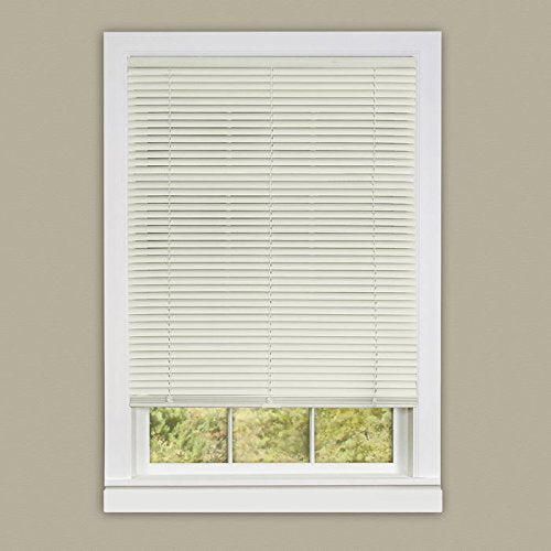 Ben&Jonah Collection Cordless Deluxe Sundown 1 inch  Room Darkening Mini Blind 35x64 - Alabaster