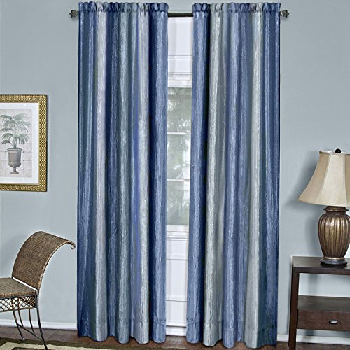 Ben&Jonah Collection Ombre Window Curtain Panel 50x63 - Blue