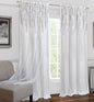Ben&Jonah Collection Willow Rod Pocket Window Curtain Panel - 42x63 - White