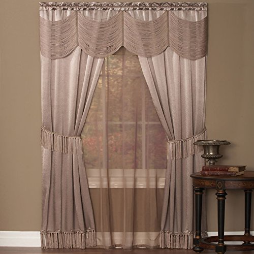 Park Avenue Collection Halley 6 Piece Set - 56x84 - Mauve