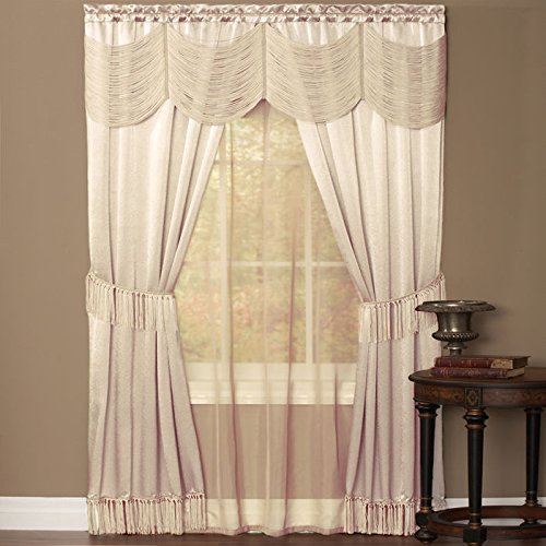 Park Avenue Collection Halley 6 Piece Set - 56x84 - Ivory