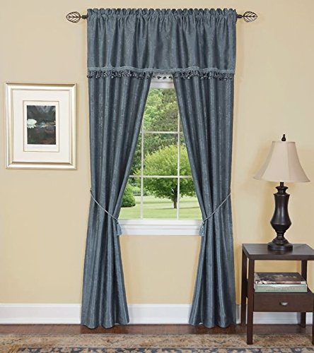 Park Avenue Collection Harrison 5 Piece Set 55x84 - Blue