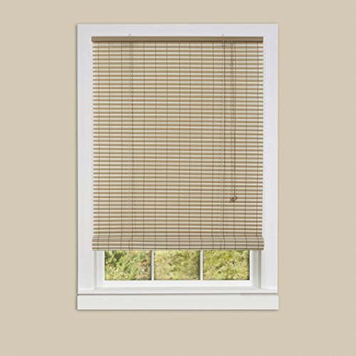 Park Avenue Collection Ashland Vinyl Roll-Up Blind 60x72 - Desert/Almond