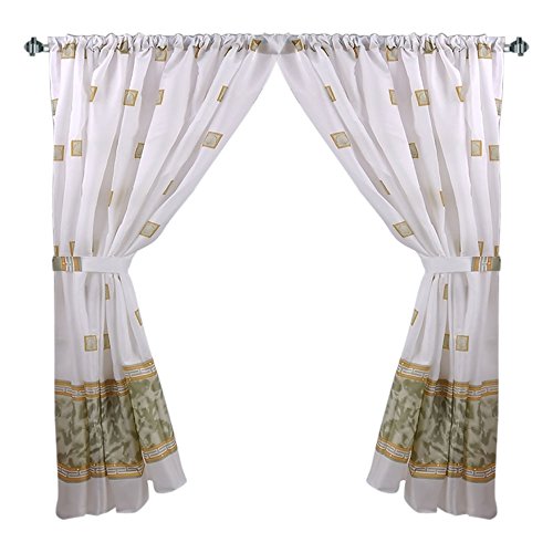 Park Avenue Deluxe Collection Park Avenue Deluxe Collection  inch Windsor inch  Fabric Window Curtain in Jade