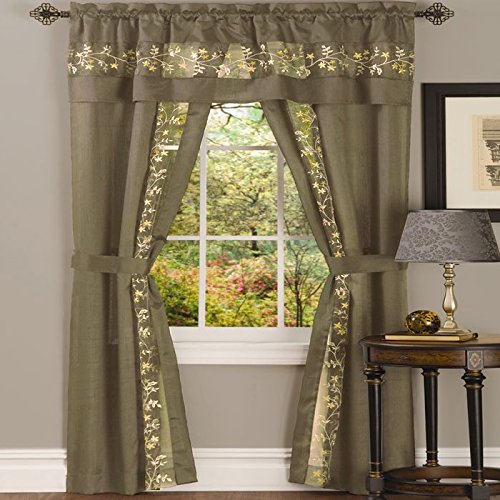 Park Avenue Collection Fairfield 5 Piece Set - 55x84 - Taupe