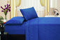 Ben&Jonah Designer Plush Full Flower Embossed Sheet Set -Navy