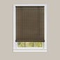 Park Avenue Collection Ashland Vinyl Roll-Up Blind 60x72 - Cocoa/Almond