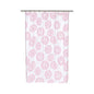 Park Avenue Deluxe Collection Park Avenue Deluxe Collection  inch Lucerne inch  Fabric Shower Curtain with Poly Taffeta Flocking in Fuchsia/White