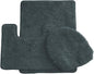 Simple Elegance by Ben&Jonah 3 Piece Bath Rug Set: 1 Bath Rug , 1 Contour Mat and 1 Toilet Seat Cover