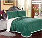 Cozy Living Ultra Soft Reversible Queen Blanket with Sherpa Lining - Sage