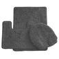 Simple Elegance by Ben&Jonah 3 Piece Bath Rug Set: 1 Bath Rug , 1 Contour Mat and 1 Toilet Seat Cover