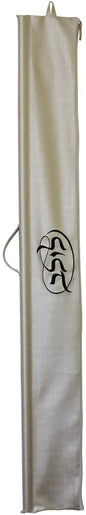 Ben and Jonah Vinyl Lulav Bag Silver Series - Gold Embroidery Circle Style