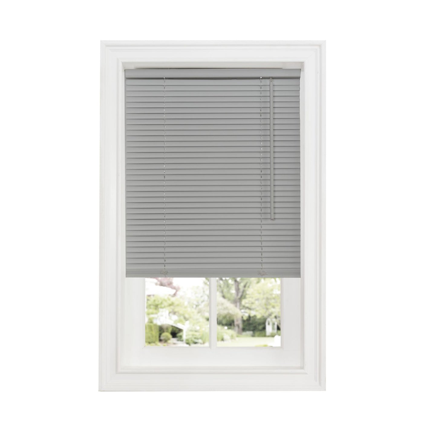 Traditional Elegance Cordless Anochecer Collection 1" Room Darkening Mini Blind 35x64 Gray