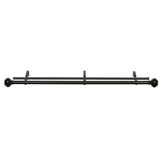 Traditional Elegance Decorative Double Rod & Finial Benjamin 72-144