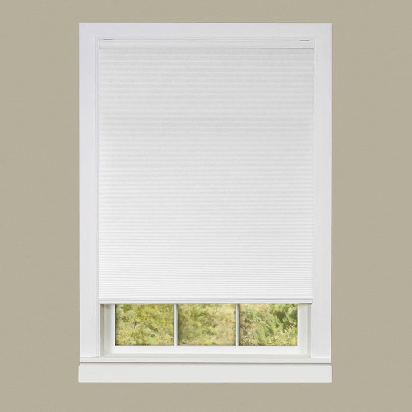 Traditional Elegance Cordless Honeycomb Cellular Pleated Shade 34x64 - White