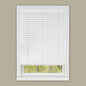 Traditional Elegance Cordless Eclipse 2" Vinyl Venetian Blind with 2 in. Valance 23x64 - White
