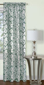 Traditional Elegance Batik Window Curtain Panel - 52x63 - Sage