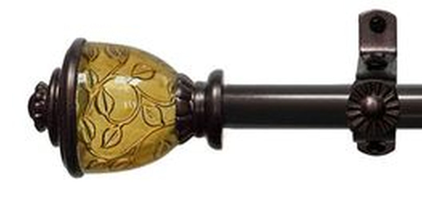Traditional Elegance Decorative Rod & Finial Harvard 66-120