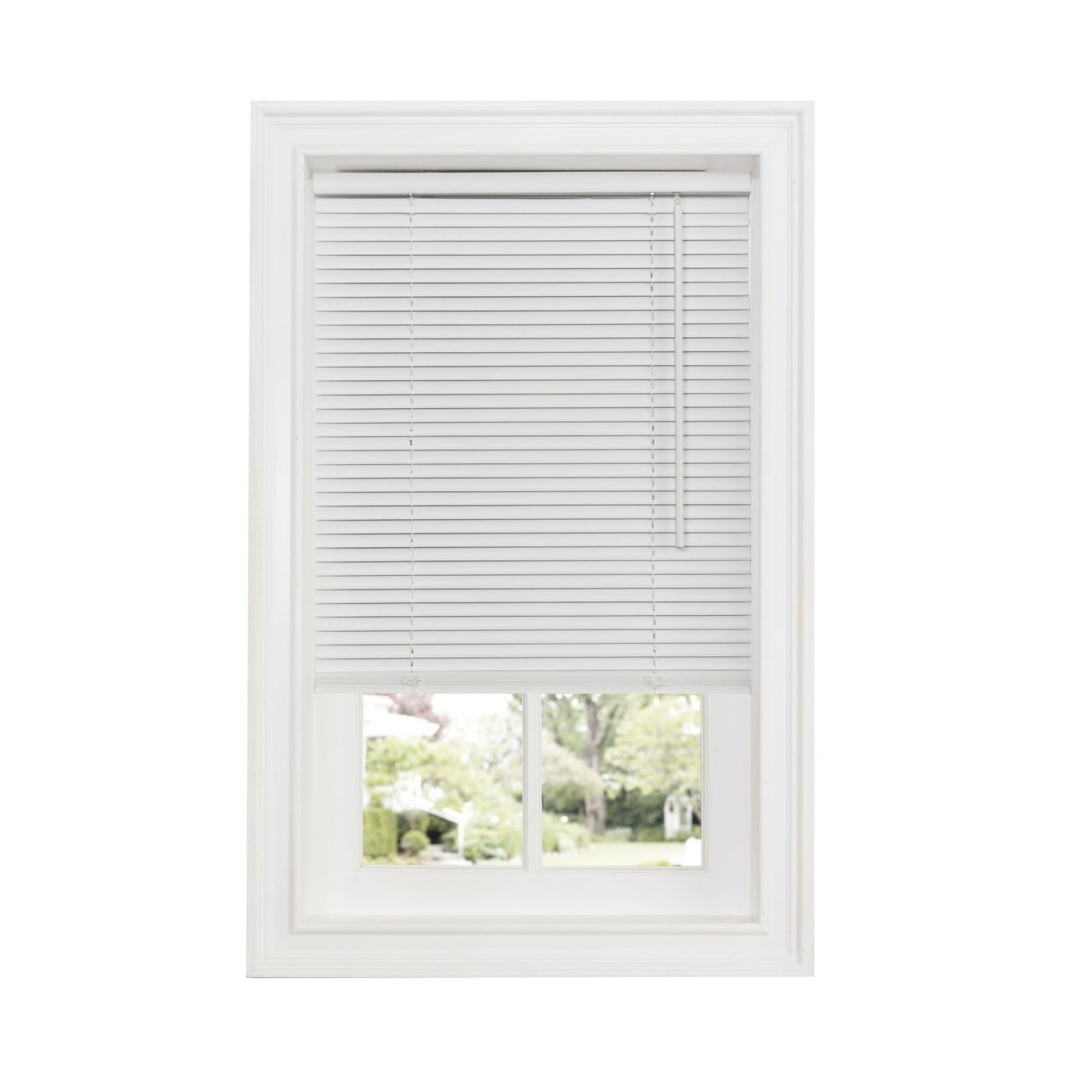 Traditional Elegance Cordless Anochecer Collection 1" Room Darkening Mini Blind 35x64 White